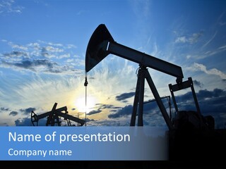 Pump Environment Equipment PowerPoint Template