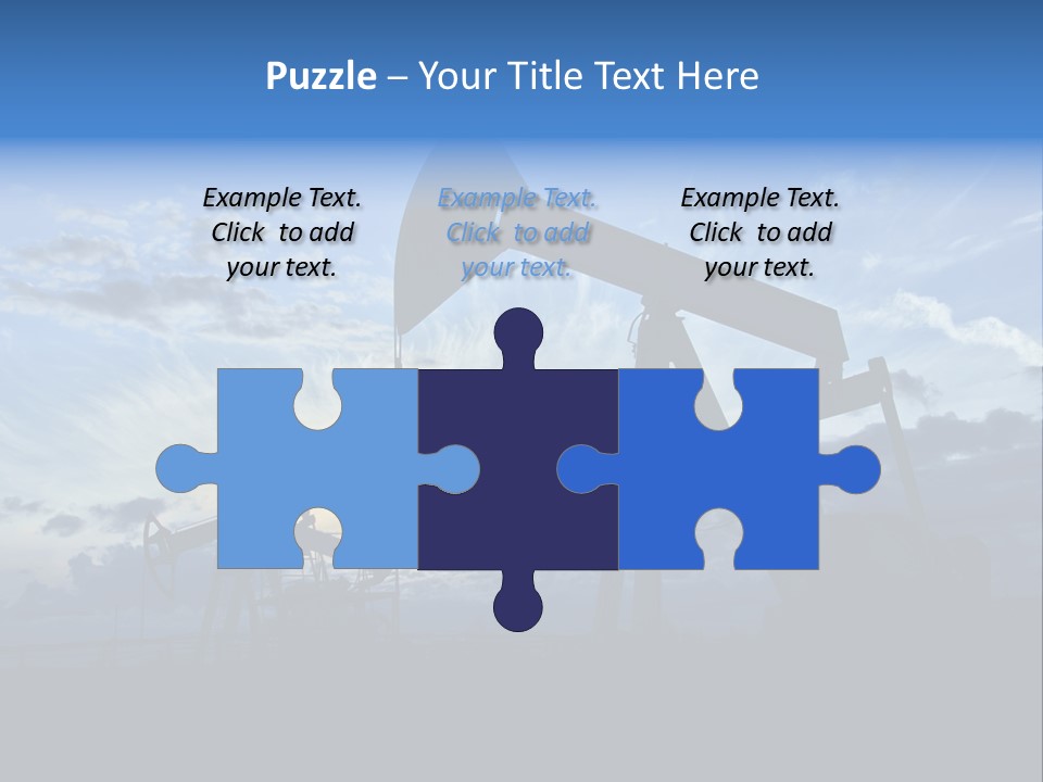 Pump Environment Equipment PowerPoint Template