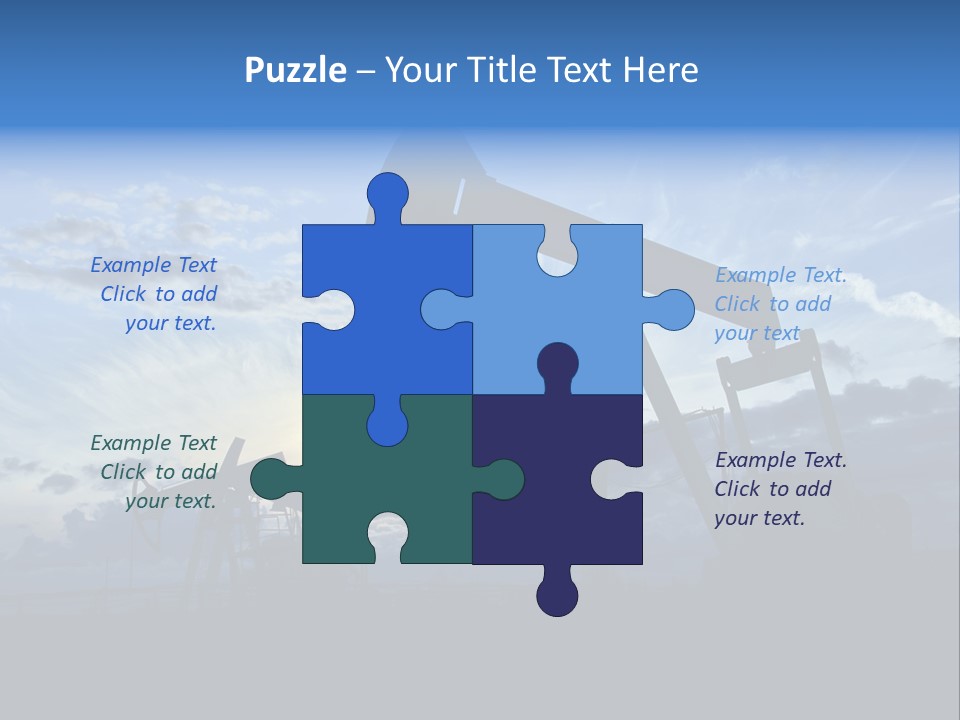 Pump Environment Equipment PowerPoint Template