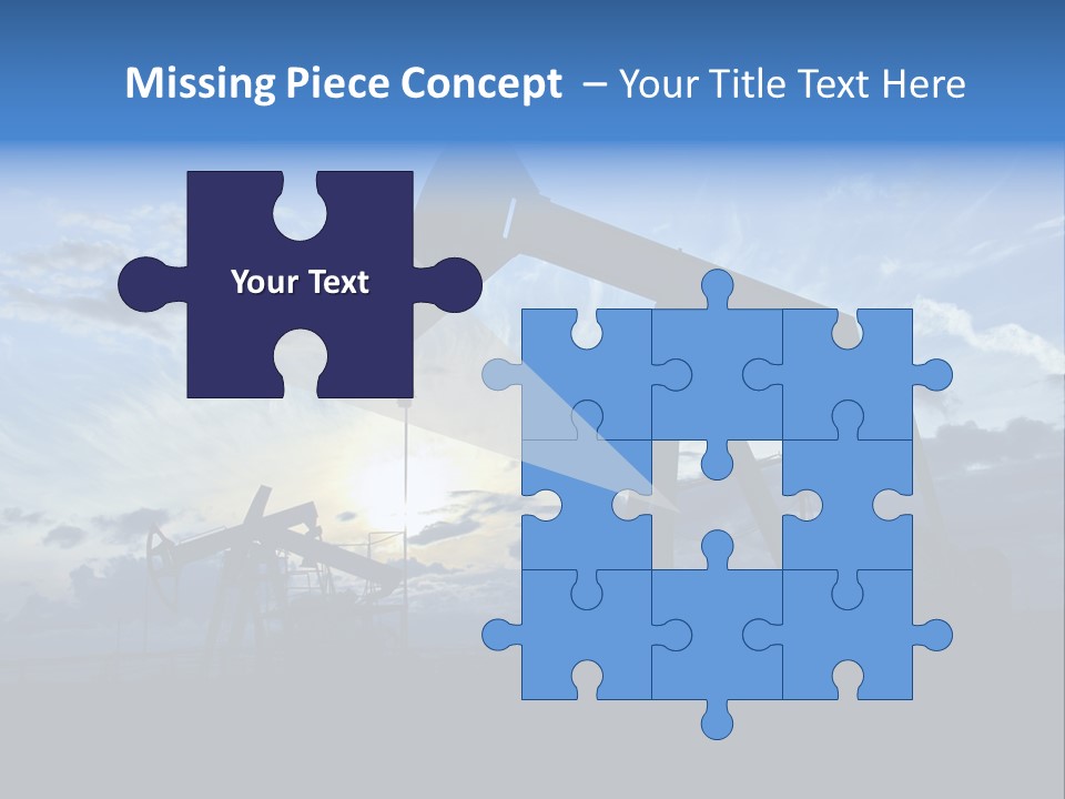 Pump Environment Equipment PowerPoint Template