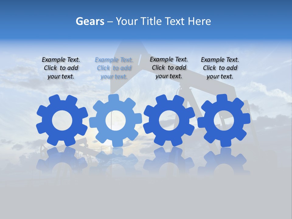 Pump Environment Equipment PowerPoint Template