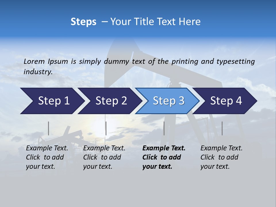 Pump Environment Equipment PowerPoint Template