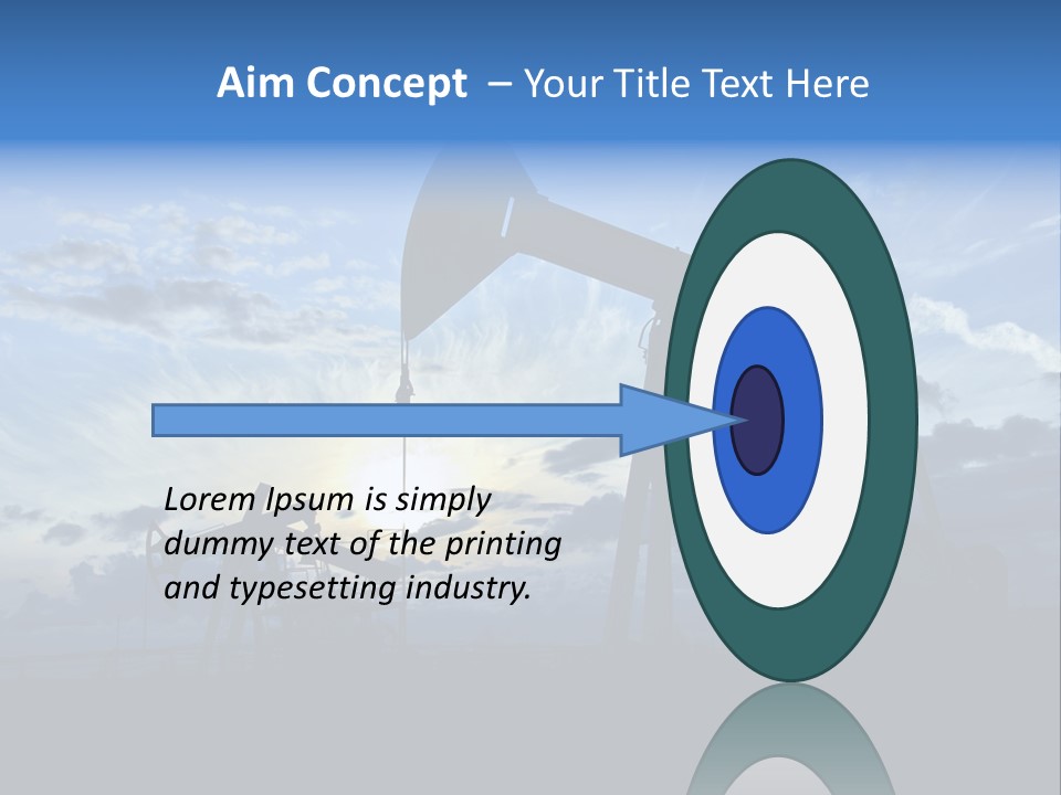 Pump Environment Equipment PowerPoint Template