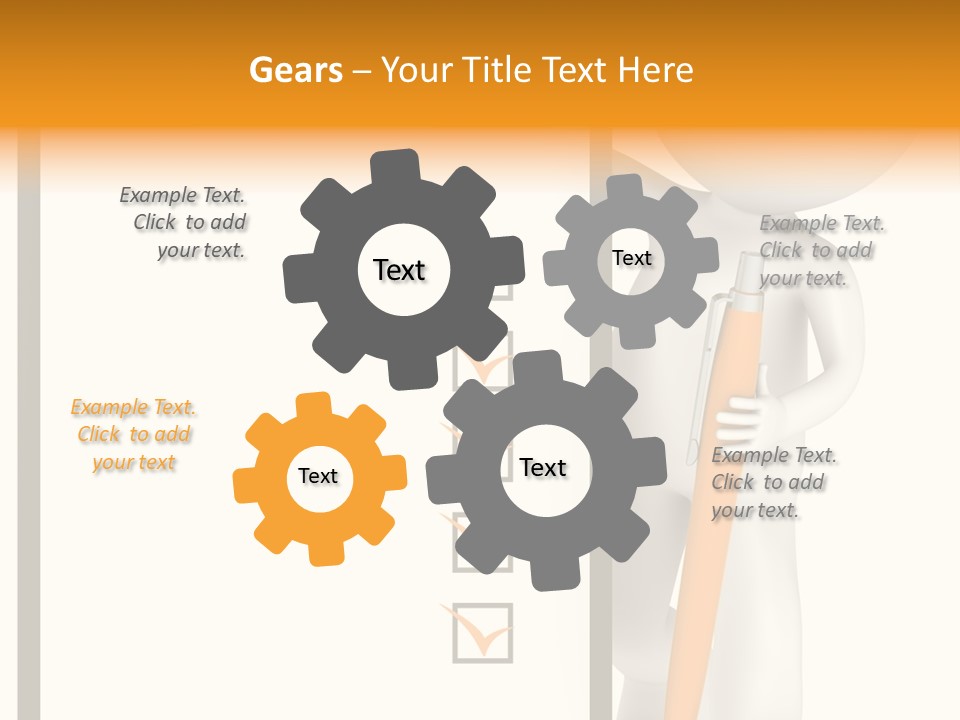 Copy Space Document Toon PowerPoint Template