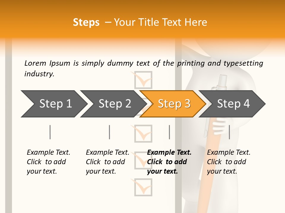 Copy Space Document Toon PowerPoint Template