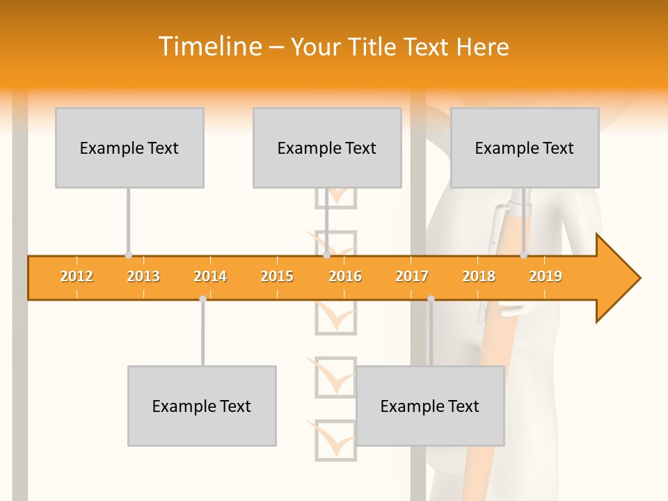 Copy Space Document Toon PowerPoint Template