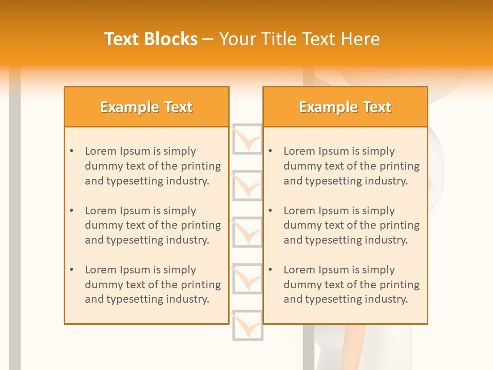 Copy Space Document Toon PowerPoint Template