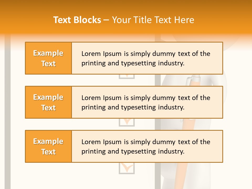 Copy Space Document Toon PowerPoint Template