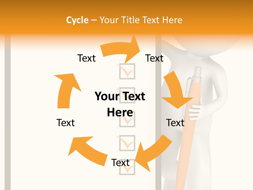 Copy Space Document Toon PowerPoint Template