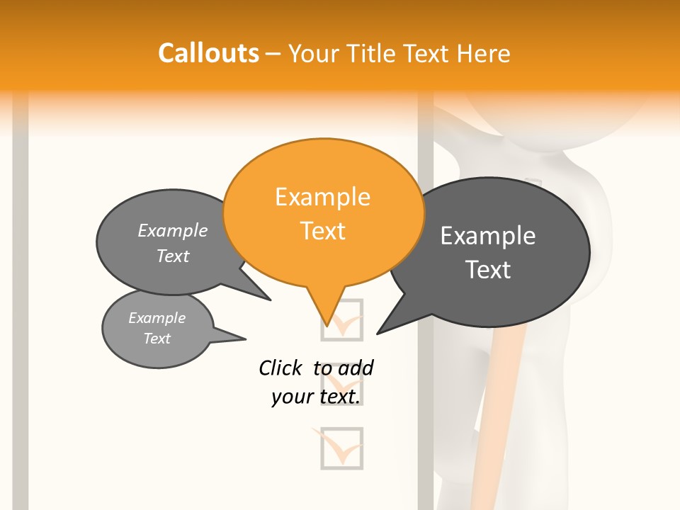 Copy Space Document Toon PowerPoint Template