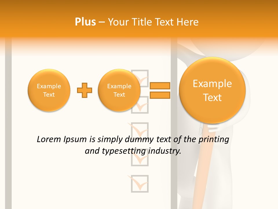 Copy Space Document Toon PowerPoint Template