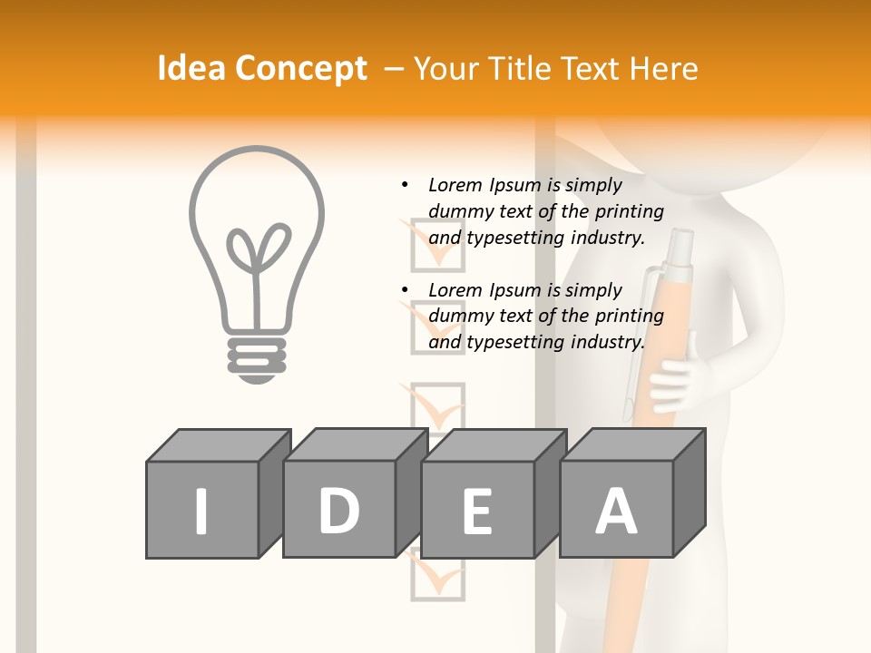 Copy Space Document Toon PowerPoint Template