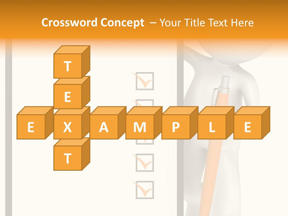 Copy Space Document Toon PowerPoint Template