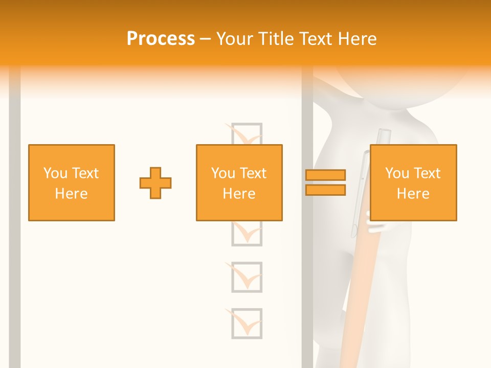 Copy Space Document Toon PowerPoint Template