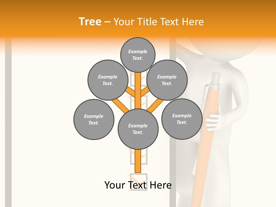 Copy Space Document Toon PowerPoint Template
