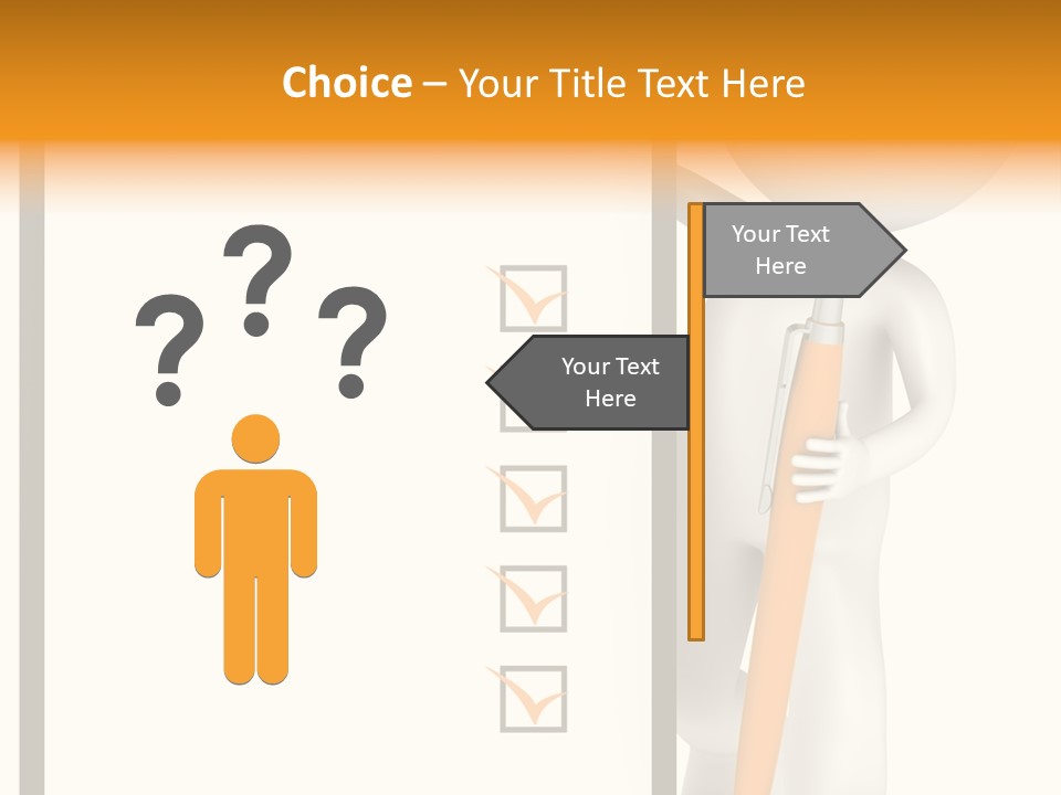 Copy Space Document Toon PowerPoint Template