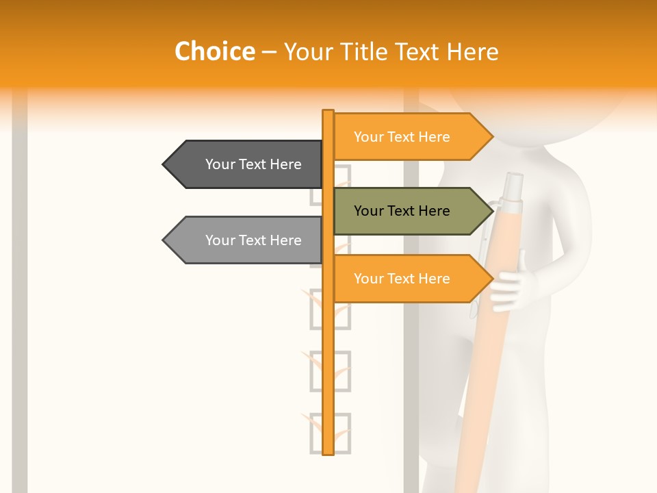 Copy Space Document Toon PowerPoint Template