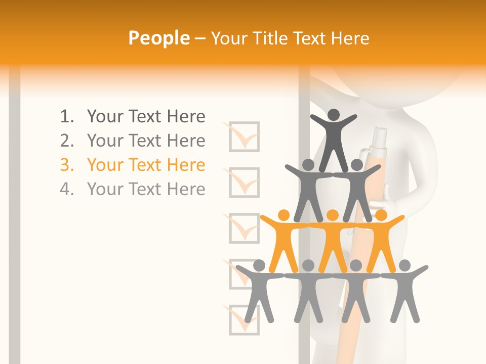 Copy Space Document Toon PowerPoint Template