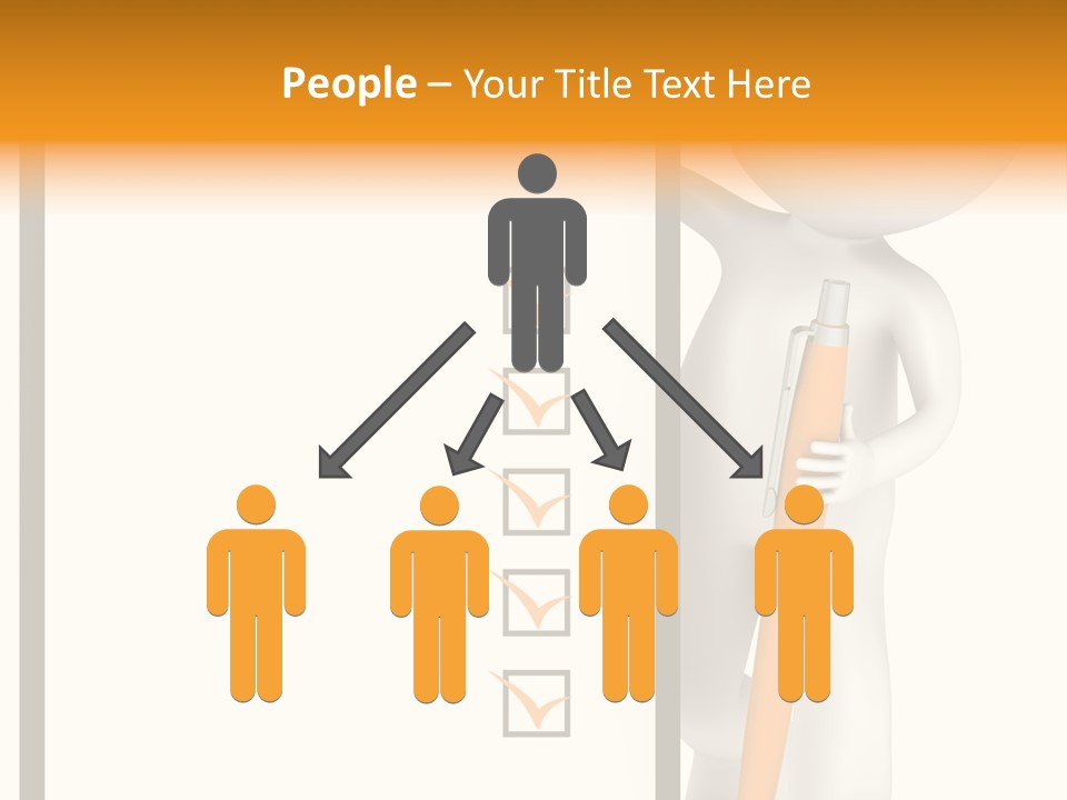 Copy Space Document Toon PowerPoint Template