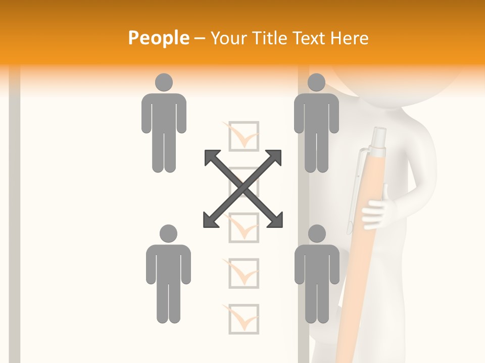 Copy Space Document Toon PowerPoint Template