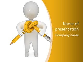 Picture Pen Idea PowerPoint Template