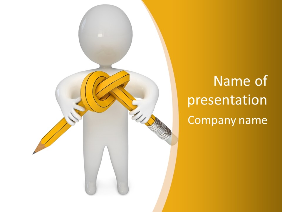 Picture Pen Idea PowerPoint Template