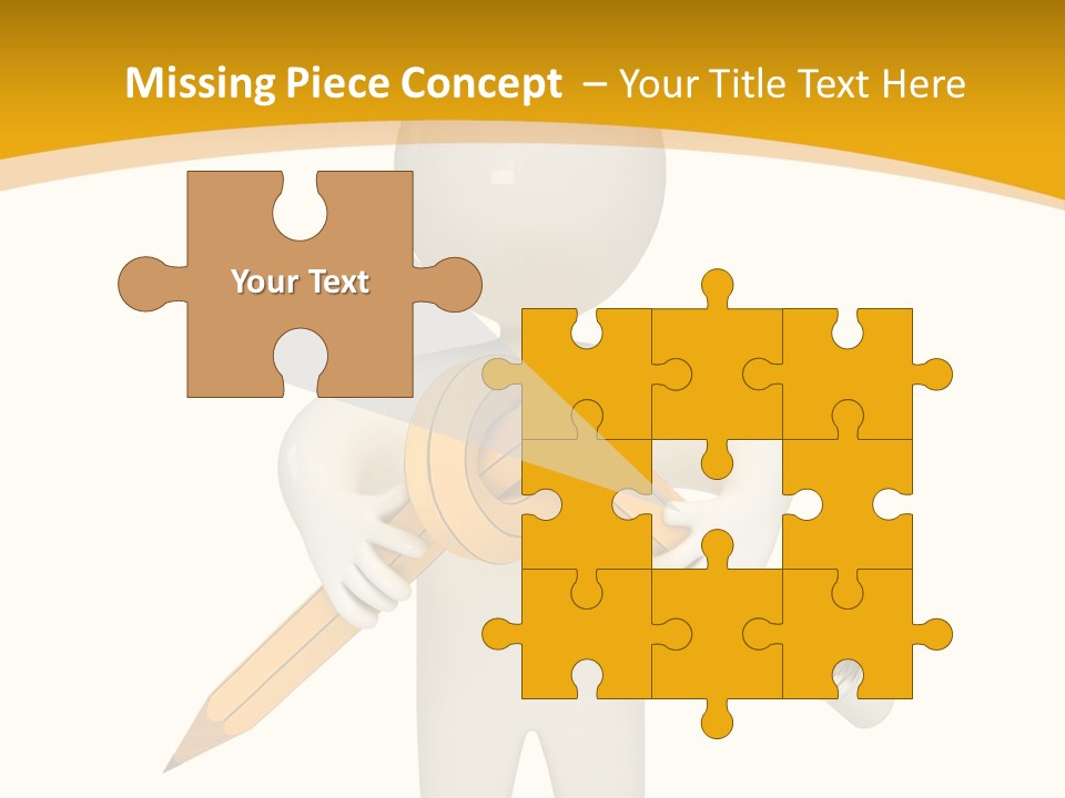 Picture Pen Idea PowerPoint Template