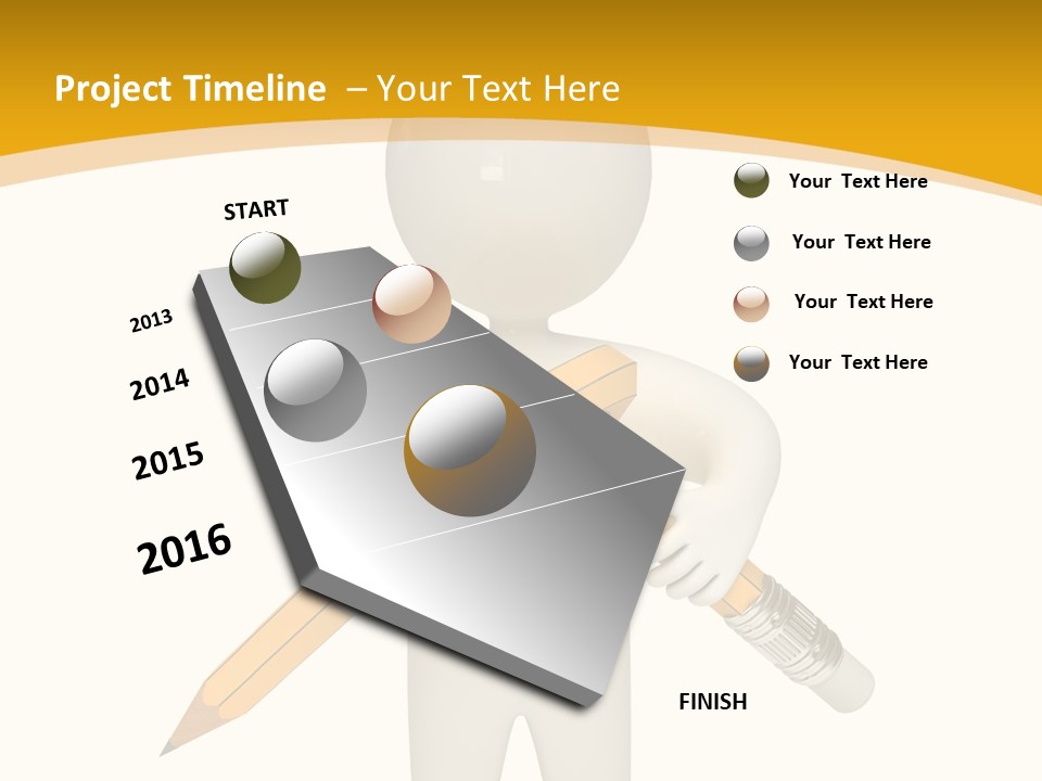 Picture Pen Idea PowerPoint Template