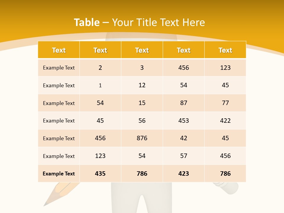 Picture Pen Idea PowerPoint Template
