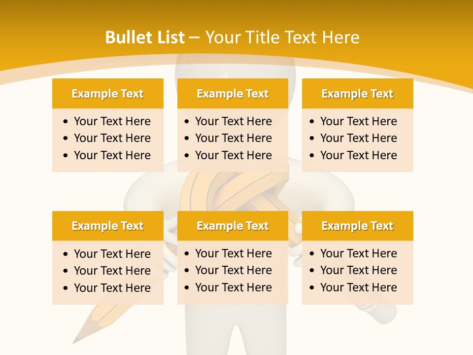 Picture Pen Idea PowerPoint Template