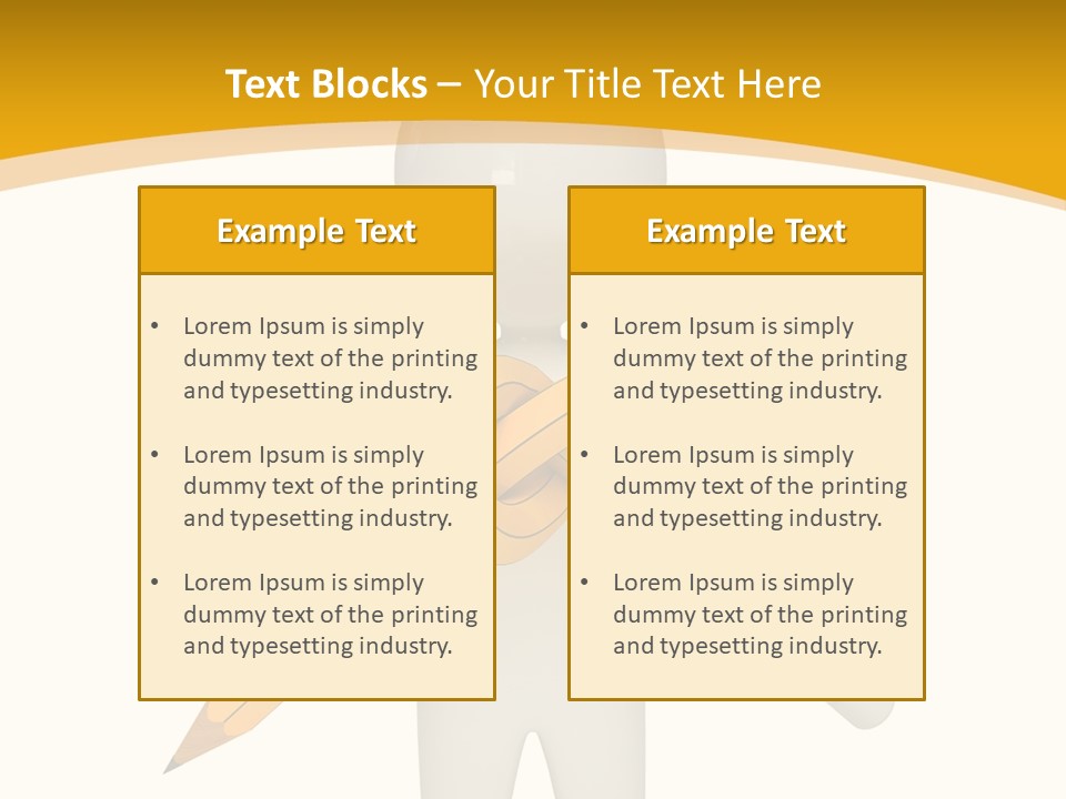 Picture Pen Idea PowerPoint Template