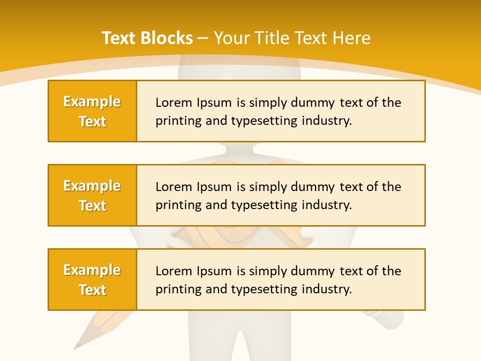 Picture Pen Idea PowerPoint Template