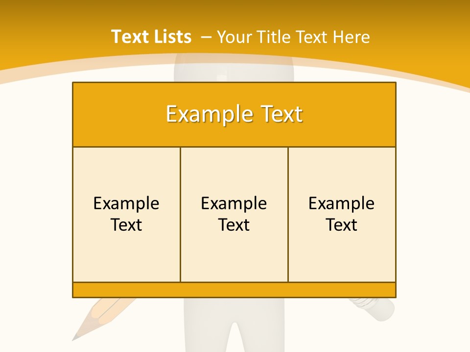 Picture Pen Idea PowerPoint Template