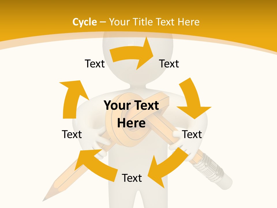 Picture Pen Idea PowerPoint Template
