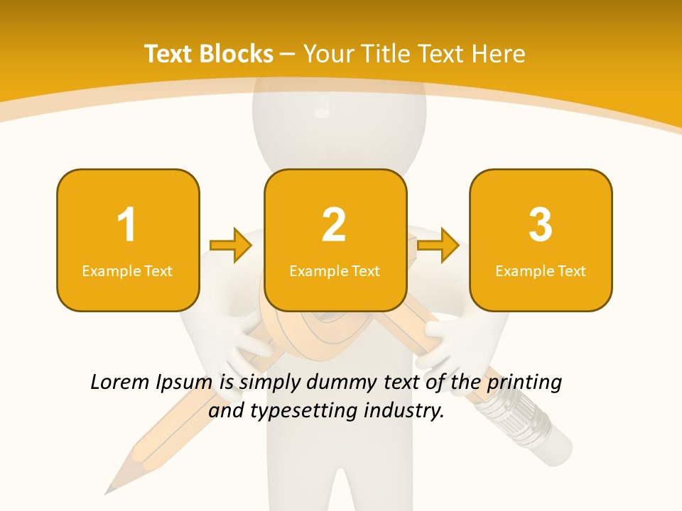 Picture Pen Idea PowerPoint Template
