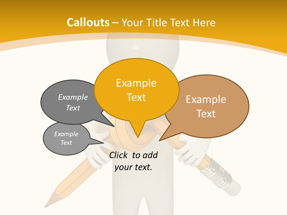 Picture Pen Idea PowerPoint Template
