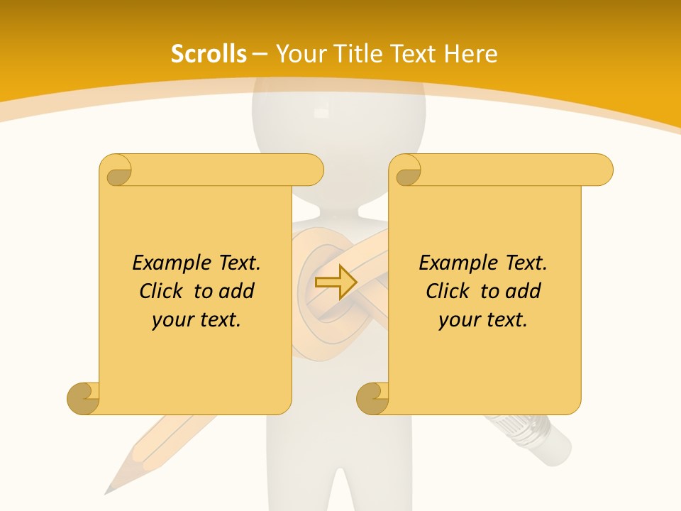 Picture Pen Idea PowerPoint Template