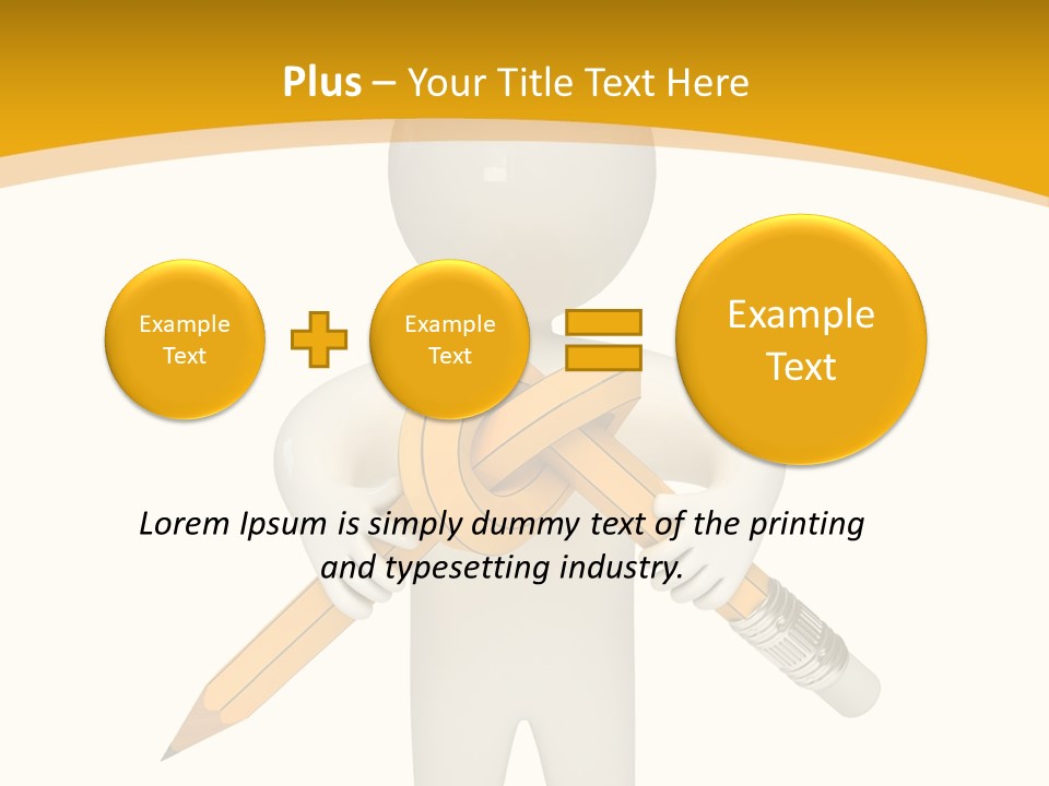 Picture Pen Idea PowerPoint Template