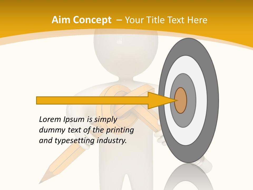 Picture Pen Idea PowerPoint Template