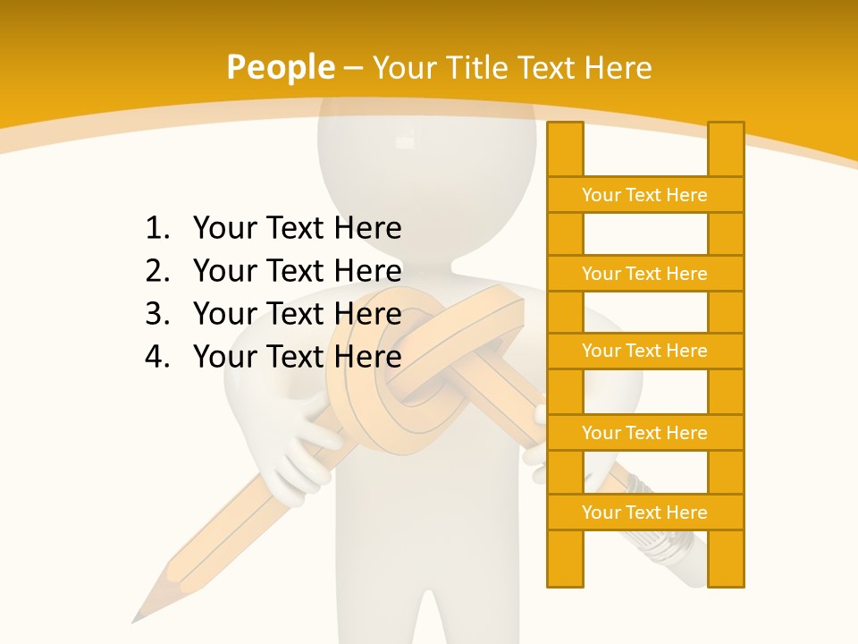 Picture Pen Idea PowerPoint Template