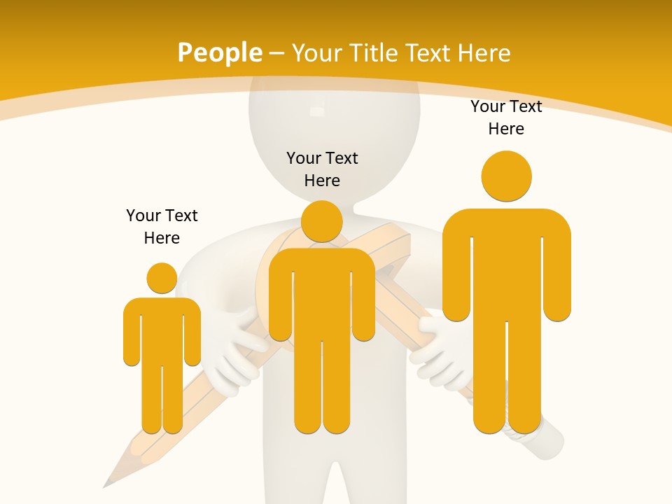 Picture Pen Idea PowerPoint Template