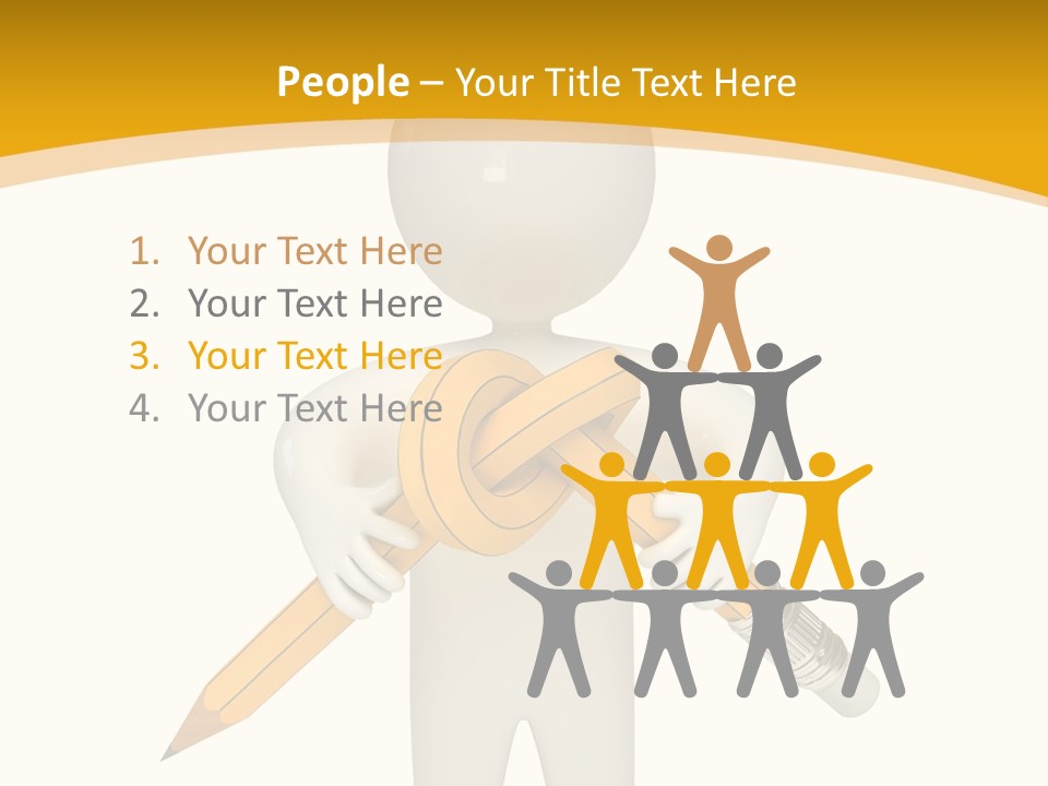 Picture Pen Idea PowerPoint Template