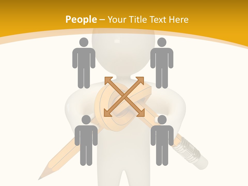 Picture Pen Idea PowerPoint Template