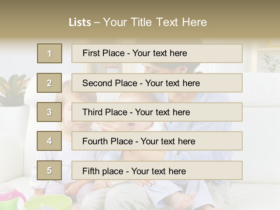 Adorable Motherhood Beauty PowerPoint Template