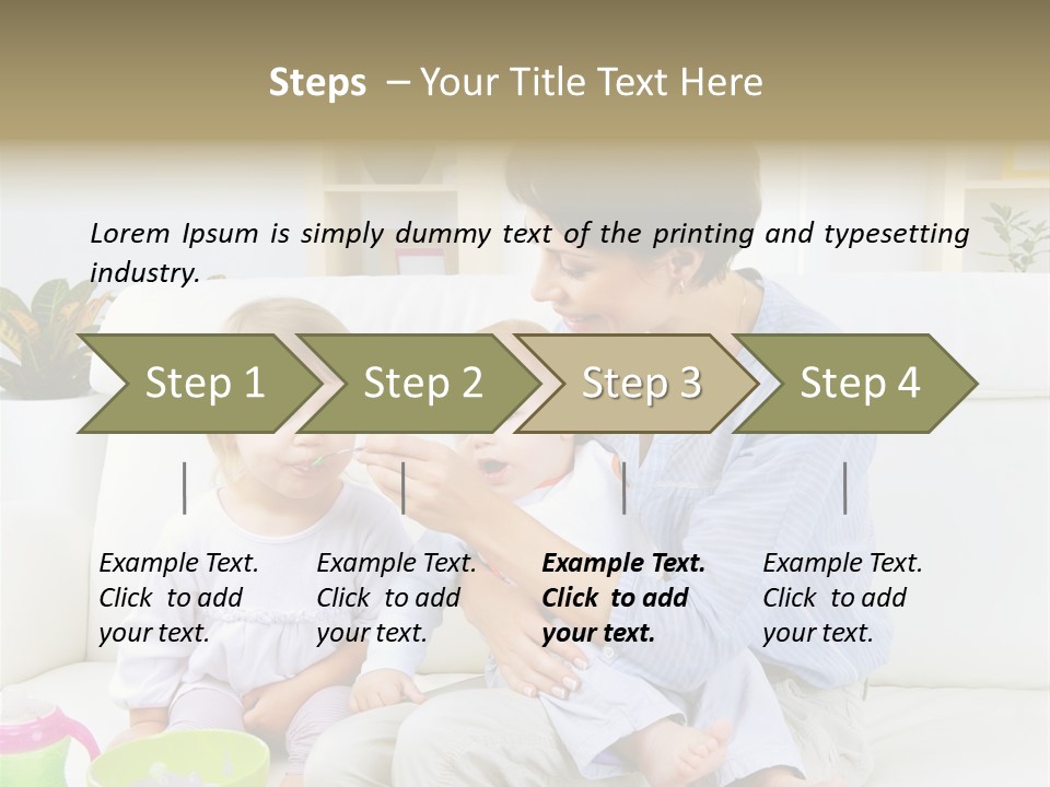 Adorable Motherhood Beauty PowerPoint Template