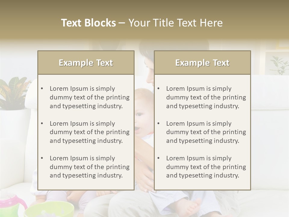 Adorable Motherhood Beauty PowerPoint Template