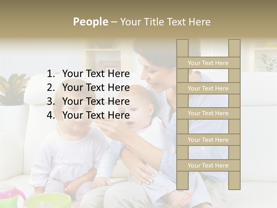 Adorable Motherhood Beauty PowerPoint Template