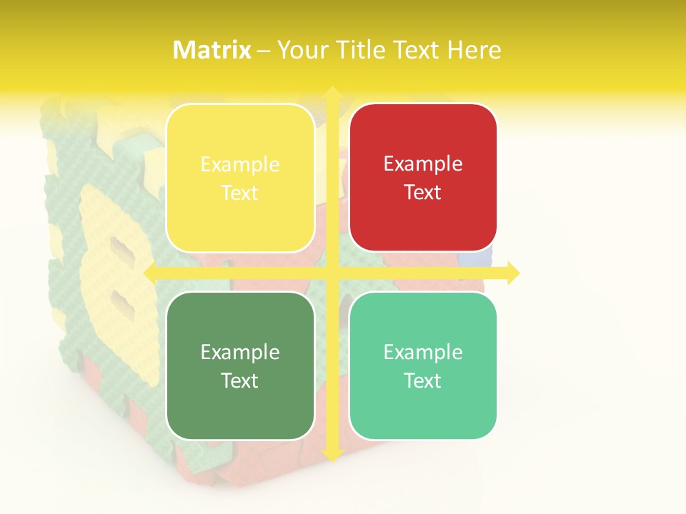 Educate Yellow Child PowerPoint Template