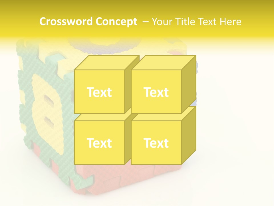 Educate Yellow Child PowerPoint Template