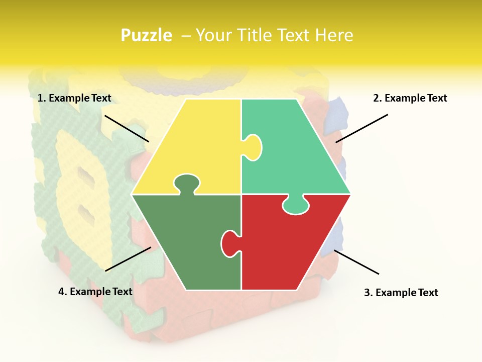 Educate Yellow Child PowerPoint Template